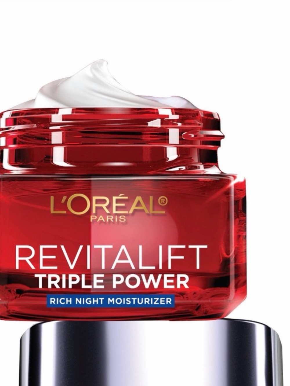 L’Oréal Paris Revitalift Triple Power Rich Night Moisturizer, 1.7 oz